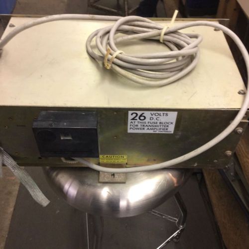 GE MASTR II Repeater Power Supply Radio 12 24 Volt