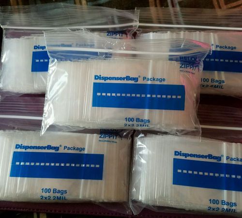 2x2 inch plastic zip lock bags 500 count