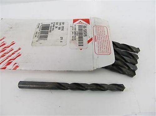 Cle-Line 3/8&#034; Jobber Drill Bits HSS Black Oxide (6 ea )