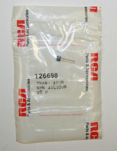 NIP RCA #126698 Transistor NPN Silicon QT P, New Old Stock