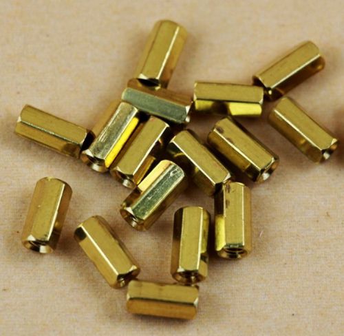 100pcs M3 6mm Hexagonal net nut Female brass Standoff/Spacer