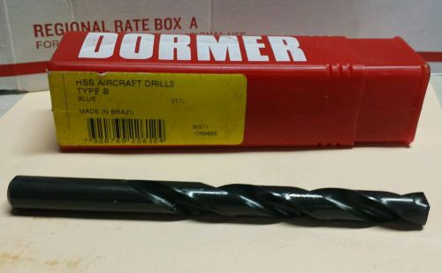 5 Dormer HSS Aircraft Drill Bits A176 Type B 1/2&#034;