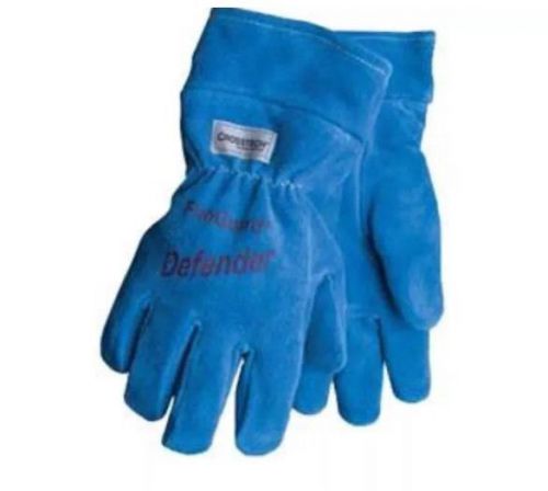 New LION COMMANDER BLUE GLOVE WITH GAUNTLET CUFF Size L