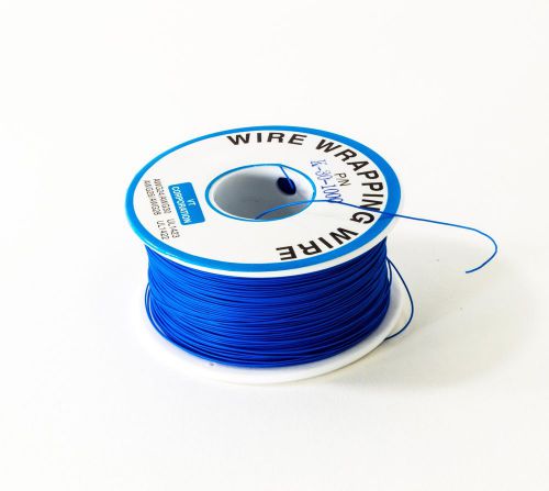 Wire Wrap Solid Kynar Wire 30 Gauge (Blue, 1000 feet)