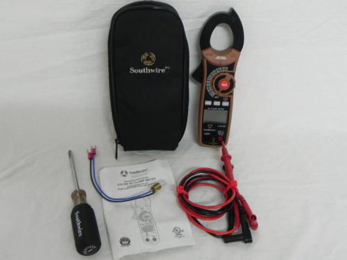 Southwire 600V Digital AC Clamp Meter ( 21010N ) DC Polarity Indicator - Temp