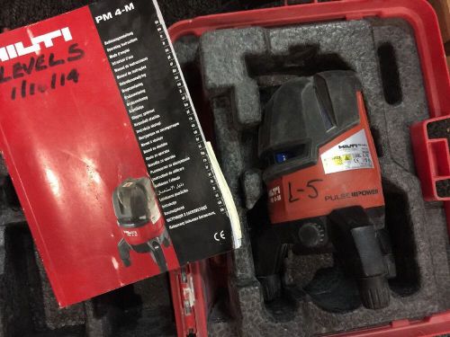 Hilti laser Level measurement Hilti Level PM4-M Laser marking Level Box Manual +