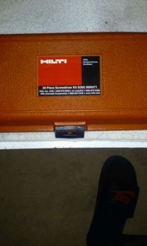 Hilti 30 piece screwdriver kit