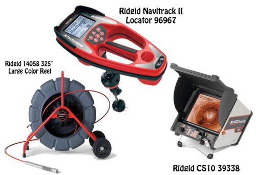 Ridgid 325&#039; color reel (14058) navitrack ii locator (96967) cs10 (39338) for sale