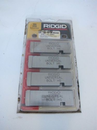 New Ridgid 48245 High Speed Universal Bolt Dies Right Hand 5/8&#034; - 11 UNC