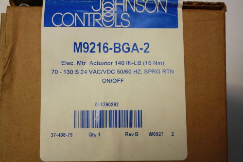 Johnson Controls M9216-BGA-2 Electric Motor Actuactor 140 in-lb