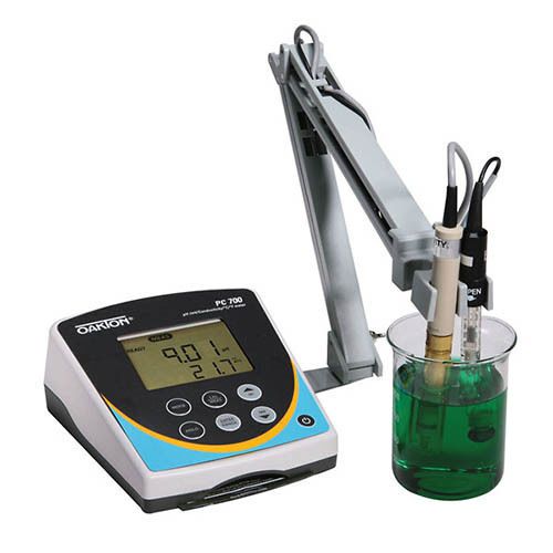 Oakton wd-35413-21 pc 700 ph/orp/con/temp meter w/stand, nist for sale