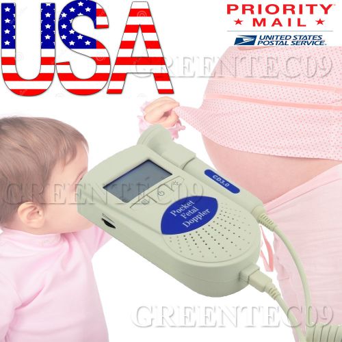 Sonoline B Fetal heart doppler/Backlight LCD 3mhz + Gel Contec USA shipping FDA