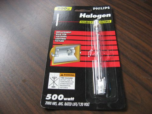 New Philips BC500T3Q/CL Replacement Bulb For Halogen Light Fixture 500 Watt