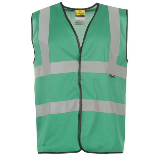 Dunlop Coloured Hi Vis Vest Mens Green