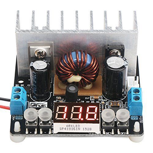 DROK® 8A Step Down Voltage Regulator Numerical Control DC 6-40V to 0-38V NC D...