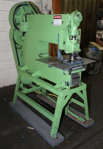 20 Ton 2&#034; Strk Whitney-Jensen 231 DEEP Thrt PRESS, 24&#034; Thrt