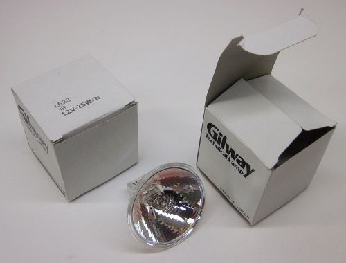 Gilway MR16 Halogen  Lamps w/ Dichroic Reflectors 12V 75W, L523 Lot of 2