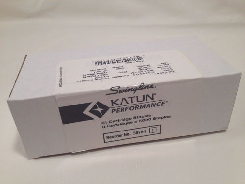 Swingline katun perfomance e1 cartridge staples 15000 order 36754 for sale