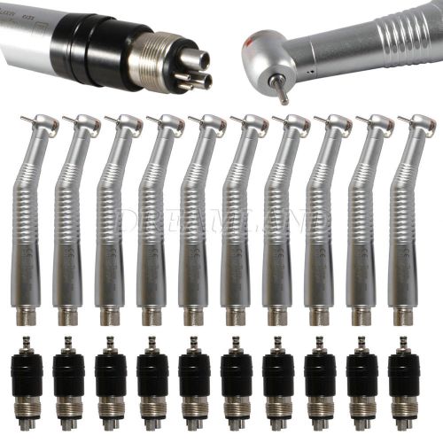 10pcs Ruixin Dental MINI Head High Speed Handpieces 4H Quick Coupler Turbine EF