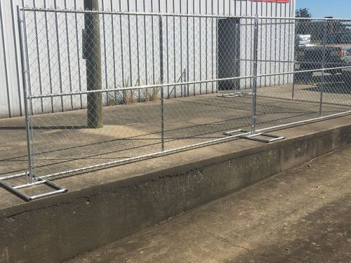 Rent-a-fence chain link fence panels, construction fence, temp fence for sale