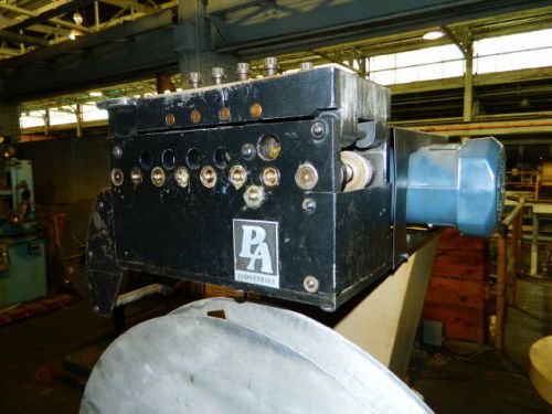 400lb cap. 4&#034; w p/a industries rsa4d uncoiler, ized w/4&#034; straightener for sale