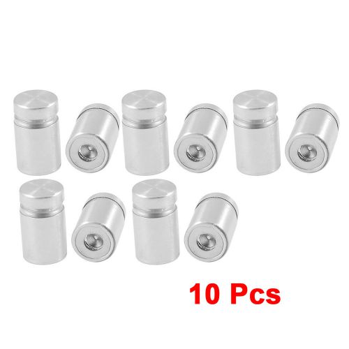 New 10 Pcs 12mm x 20mm Advertisement Nails Barrel Screws Glass Standoff Pins N3