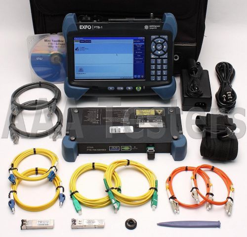 Exfo ftb-1 ftb-720 sm fiber otdr w/ ftb-860g gigabit ethernet tester ftb-720-23b for sale