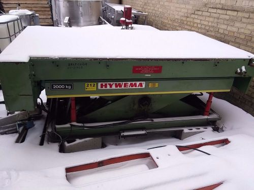 Hywema scissor lift table electric hydraulic