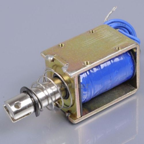 Jf-1040b dc 12v w/ screw rod pull type electromagnet 25n 10mm travel magnetics for sale
