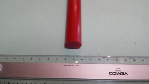 1&#034; dia. x 24&#034; long urethane / polyurethane 95 a red rod p/n 10095 for sale