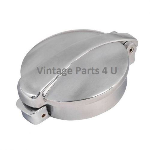 Monza alloy petrol tank fuel flip cap cafe racer ajs bsa 2-1/2&#034; for sale