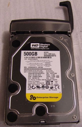 (4) WD5002ABYS , 500 GB Western hard drive (2010)