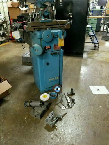 K o lee tool and cutter grinder machine with attachments for sale