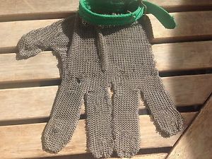 EX CON NIROFLEX Metal mesh Chain Mail XL Butcher&#039;s Glove Made in GERMANY