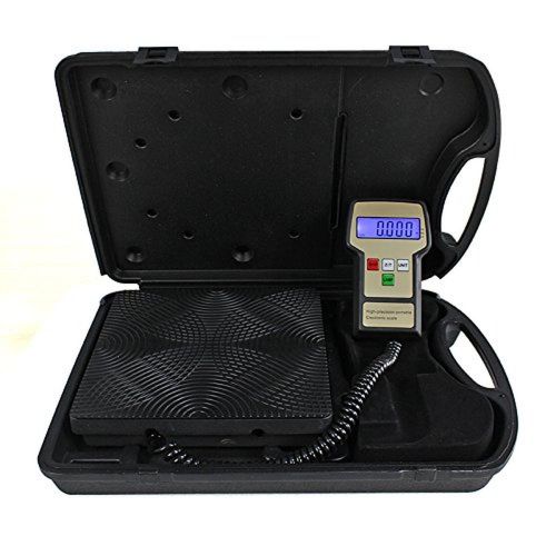 Zeny electronic refrigerant scale 220lb digital hvac a/c refrigerant freon ch... for sale