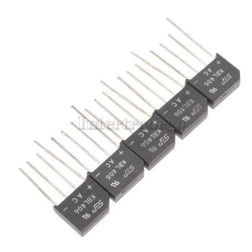 Pack of 5 KBL406 Bridge Rectifier