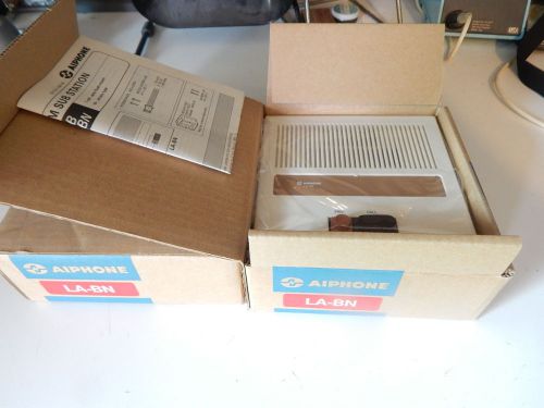 VINTAGE ANTIQUE INTERCOM AIPHONE LA-BN NEW IN FACTORY BOX - YOU GET 2 PIECES