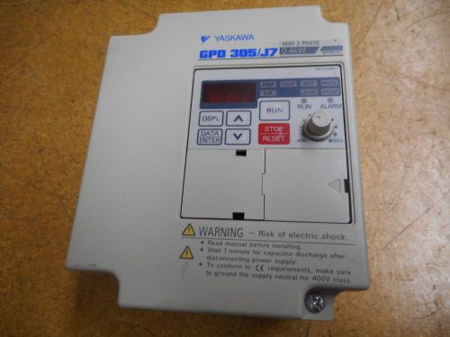 YASKAWA CIMR-J7AM40P4 Frequencey Drive GPD 305/J7 0.4kW 400V 3PH 2.4A 50/60Hz