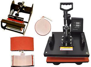 New 4 in1 Heat Press Machine Heat Transfer Machine T-shirts/Cap/Hats/Plates/Mugs