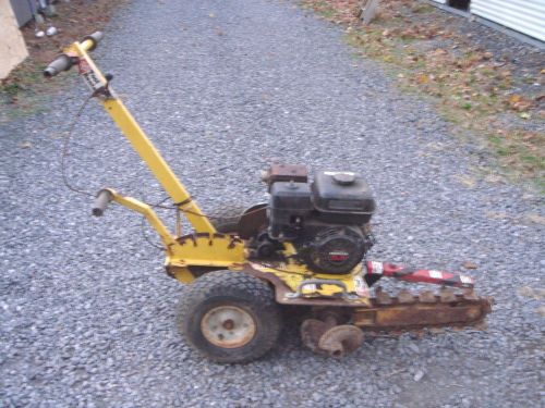 Ground hog t4 18&#034; ground trencher 5.5hp ohv honda complete unit for restoration for sale