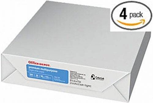 Office Depot Premium Multipurpose White Office Paper, Copy Laser Inkjet, 8 1/2