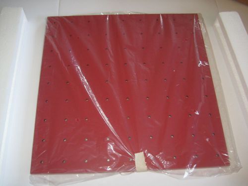 Pottery Barn Kids 18&#034; x 18&#034; RED Square HANGING STANTON WALL PEG BOARD NEW NIB