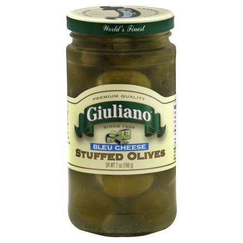 Giulianos Bleu Cheese Stuffed Olive, 7 Ounce -- 6 per case.