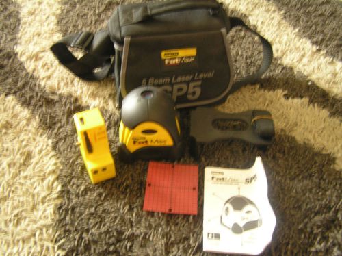 Stanley (77-154) SP5 FatMax Five Beam Laser Level - Self-Leveling