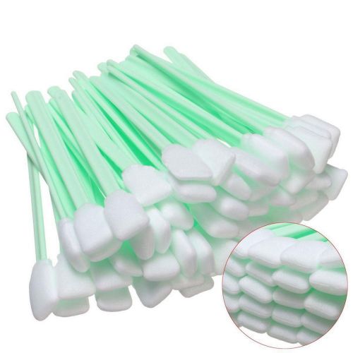 50pcs foam tipped solvent cleaning swab for inkjet printer swabs camera lens #xc for sale