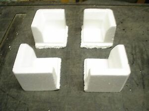 Qty 48  Polystyrene Styrofoam corner protectors           packing &amp; shipping