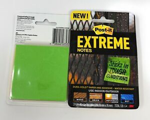 2-Pack: NEW Post It Extreme Notes 3 Pads Each (EXTRM33-3TRYMX)