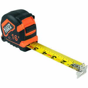 Tape Measure, 16-Foot Magnetic Double-Hook 1EA