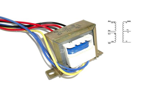 12v 1 amp transformer 6v-0-6v center tap 110vac to 12vac chassis for sale