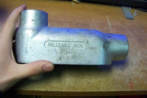 New o-z/gedney lb-125 1-1/4&#034; malleable conduit body for sale